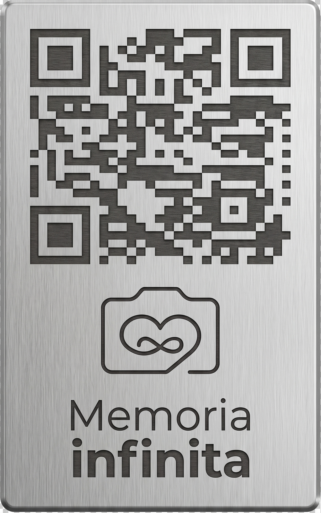 Placa con QR